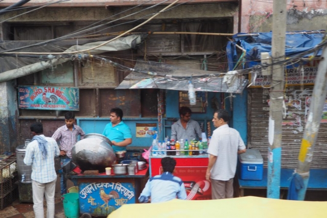 Menschen Kochen auf der Straße